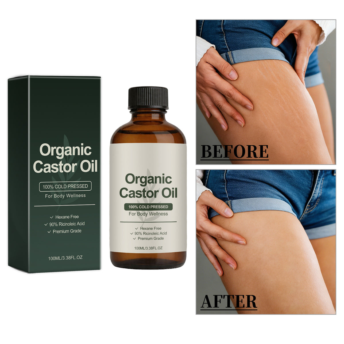 Castor Seed Oil Moisturizing Skin Care - Moist