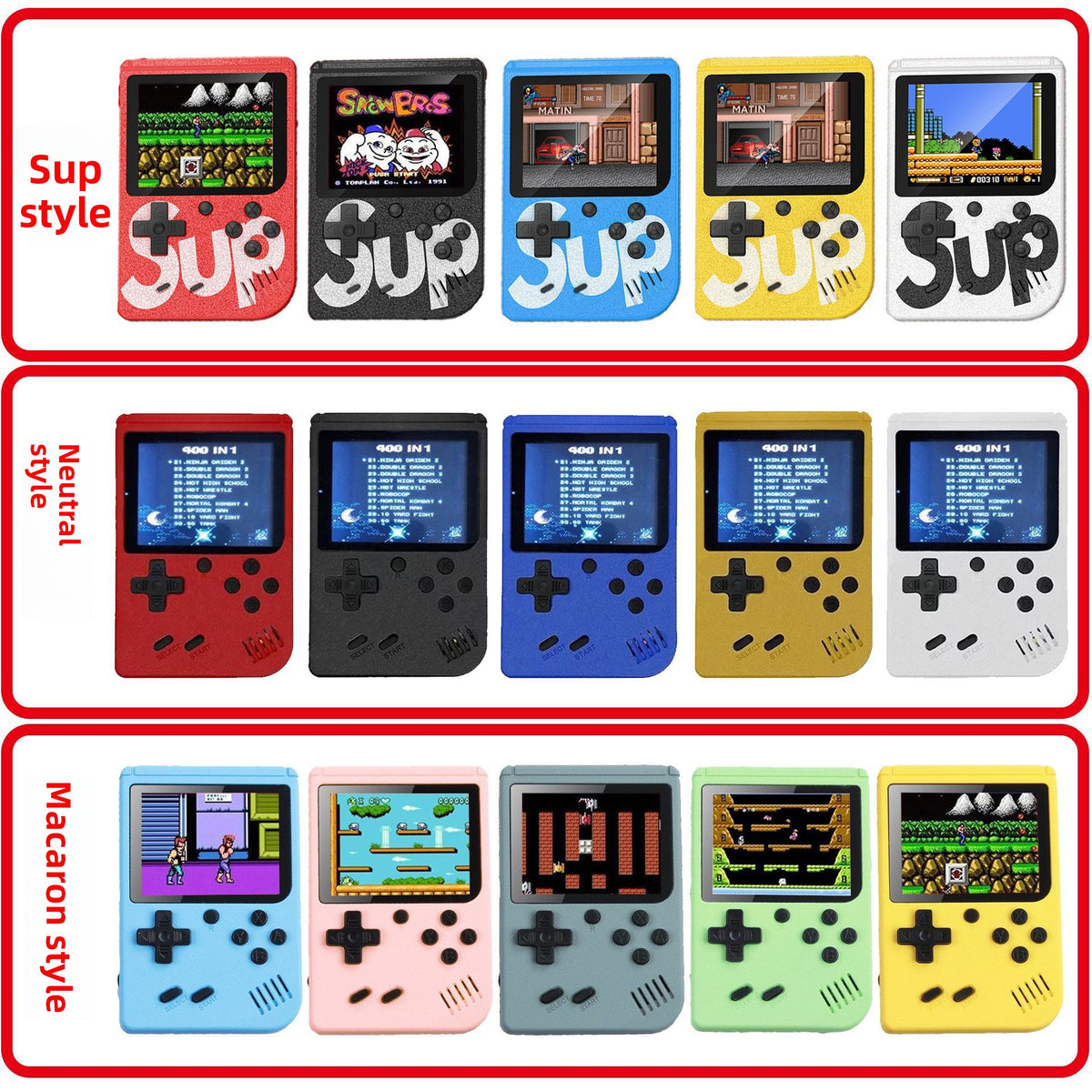 Mini Vintage Game Console (500 games)