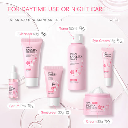 Cherry Blossom Skincare Set - Moist