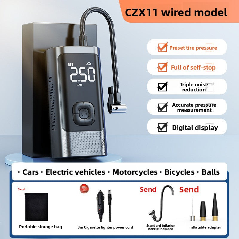 Wireless Car Tire Inflator with Digital Display