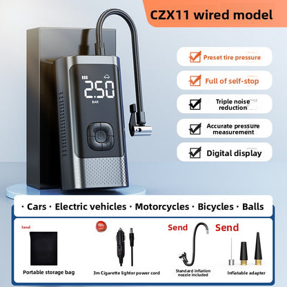 Wireless Car Tire Inflator with Digital Display