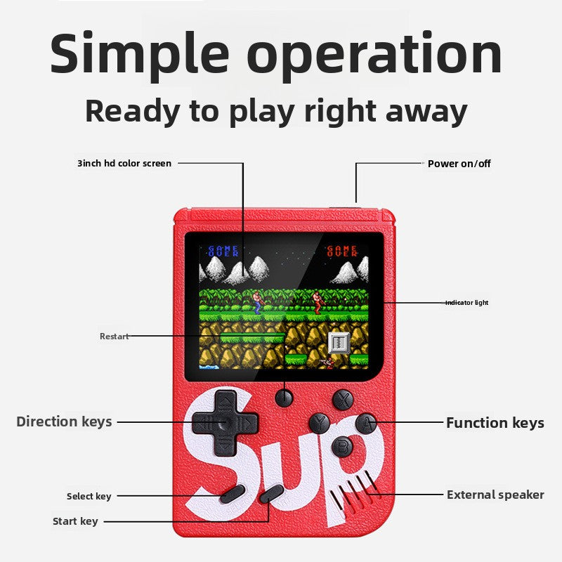 Mini Vintage Game Console (500 games)