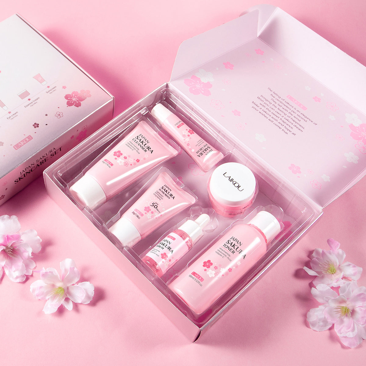 Cherry Blossom Skincare Set - Moist